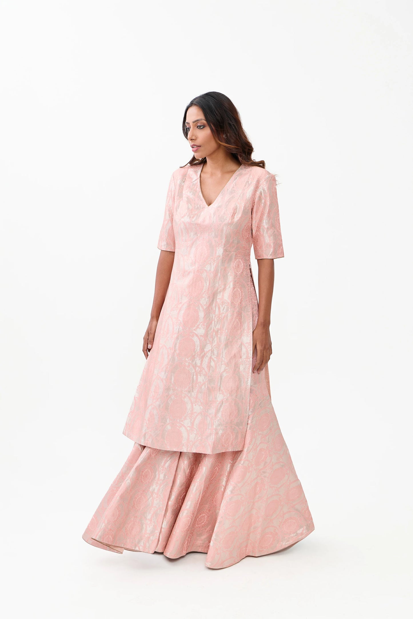 Nehal Varanasi Satin Brocade