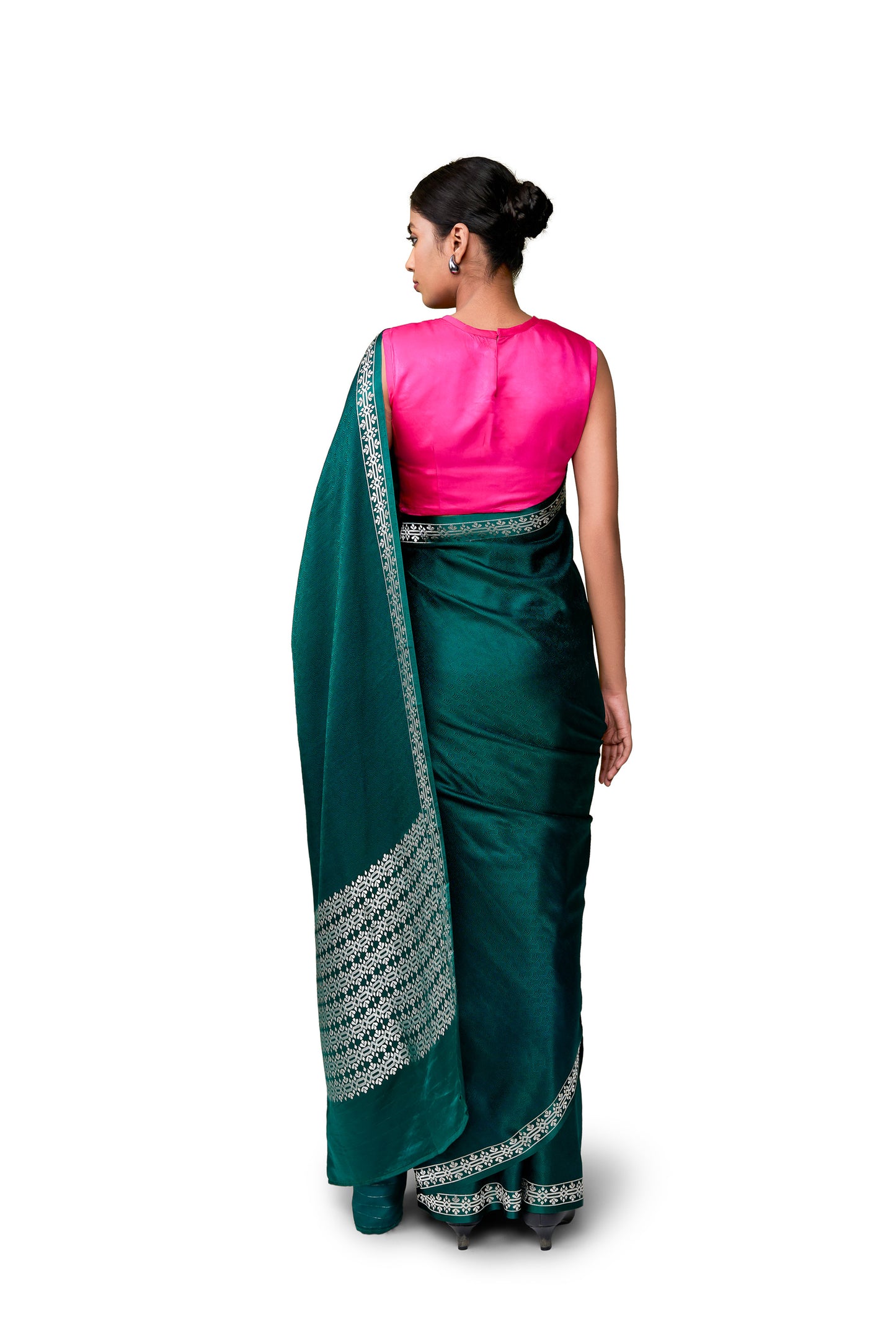 Untitled - Green Gajji Satin