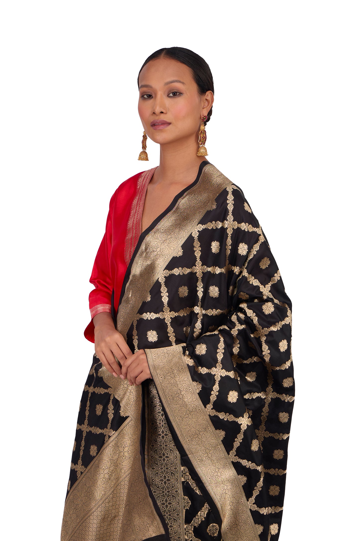 Katan silk Dupatta