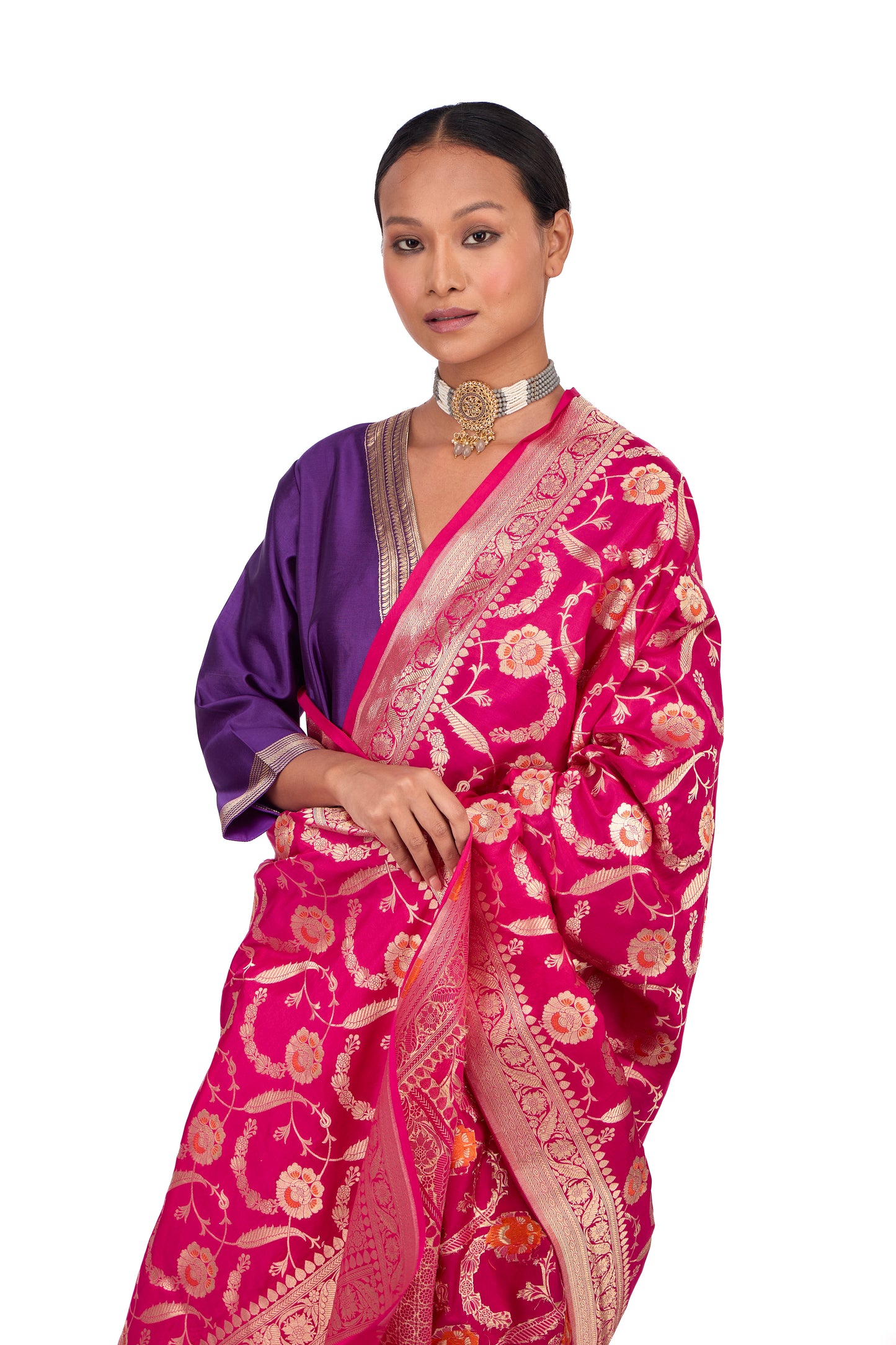 Rani Katan silk Dupatta
