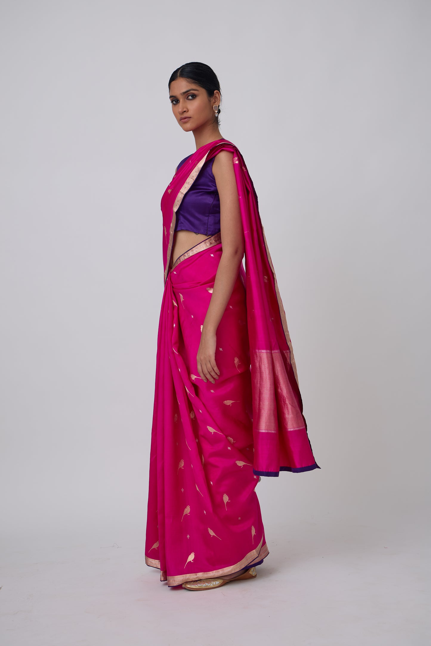 Booti - Rani Silk Saree