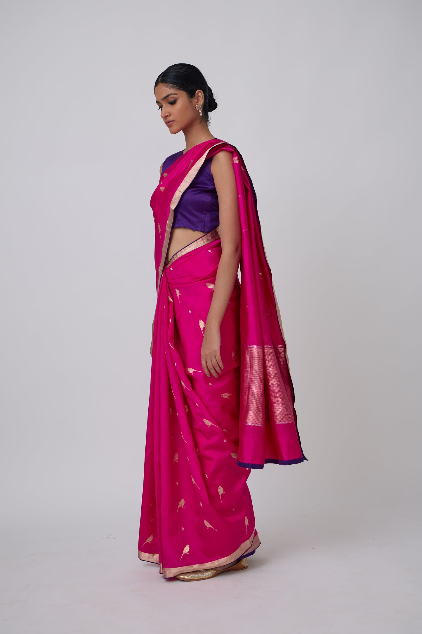 Booti - Rani Silk Saree