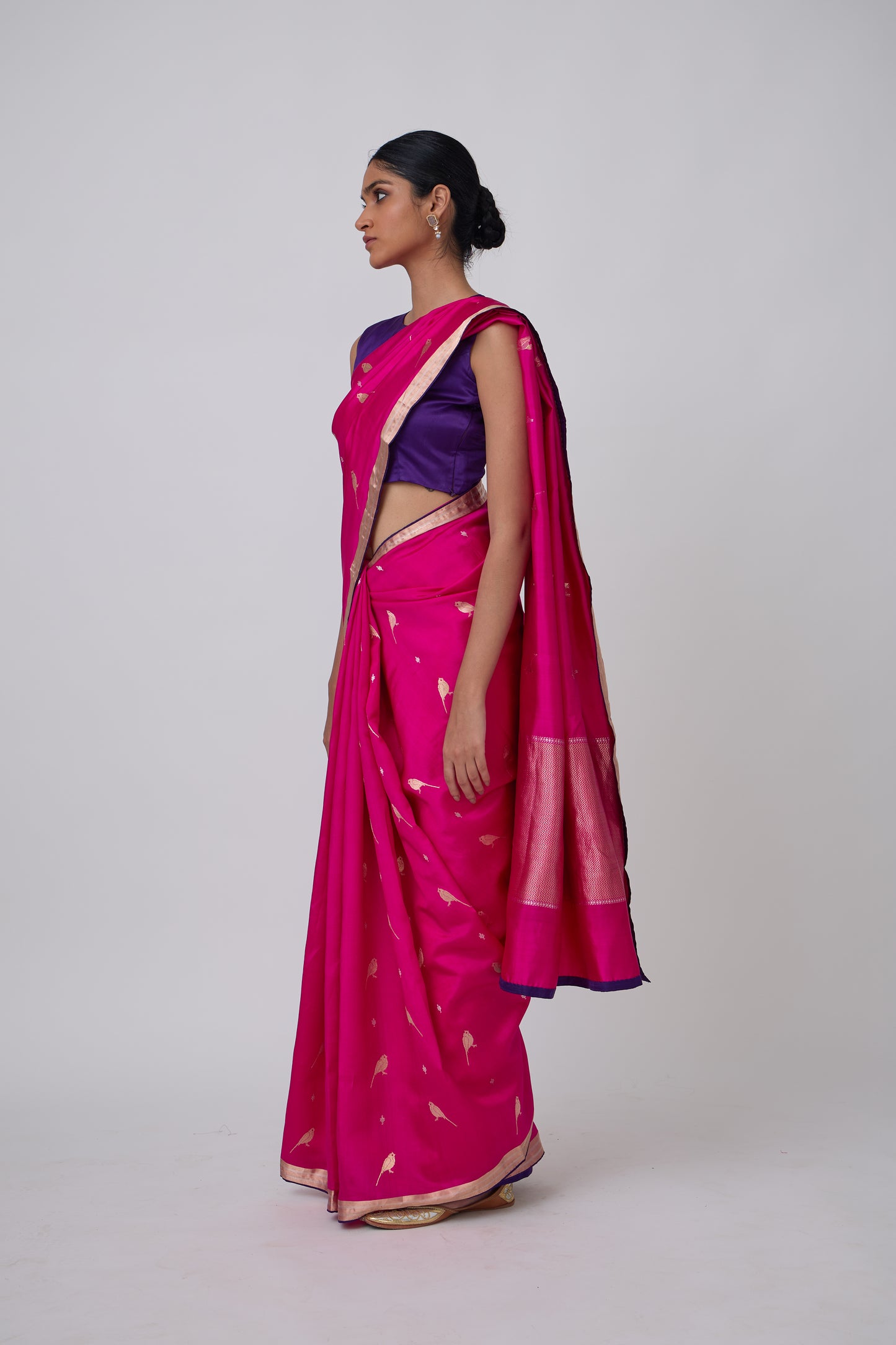 Booti - Rani Silk Saree
