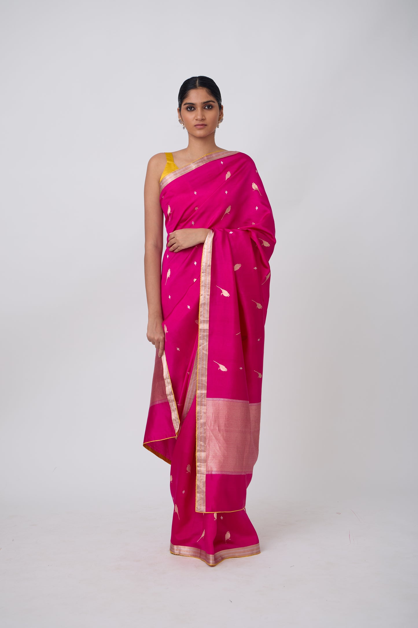 Booti - Rani Silk Saree