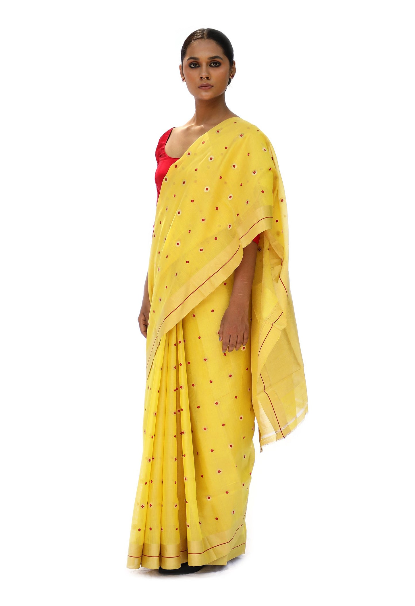 BOA - Mustard Chanderi CottonTissue