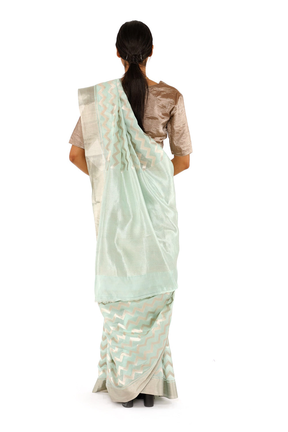 Niketa -  Aqua Blue Saree