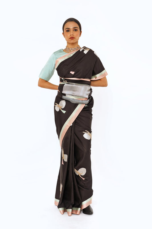 Nisha-black saree