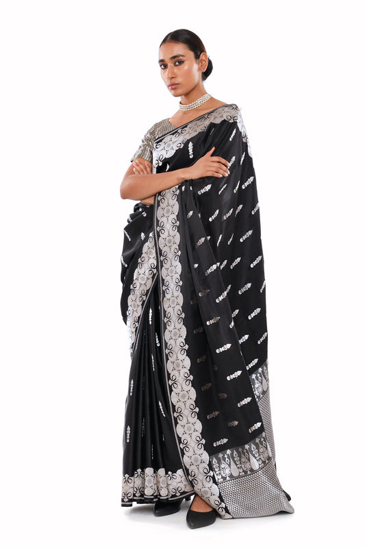 AGILA-BLACK SAREE