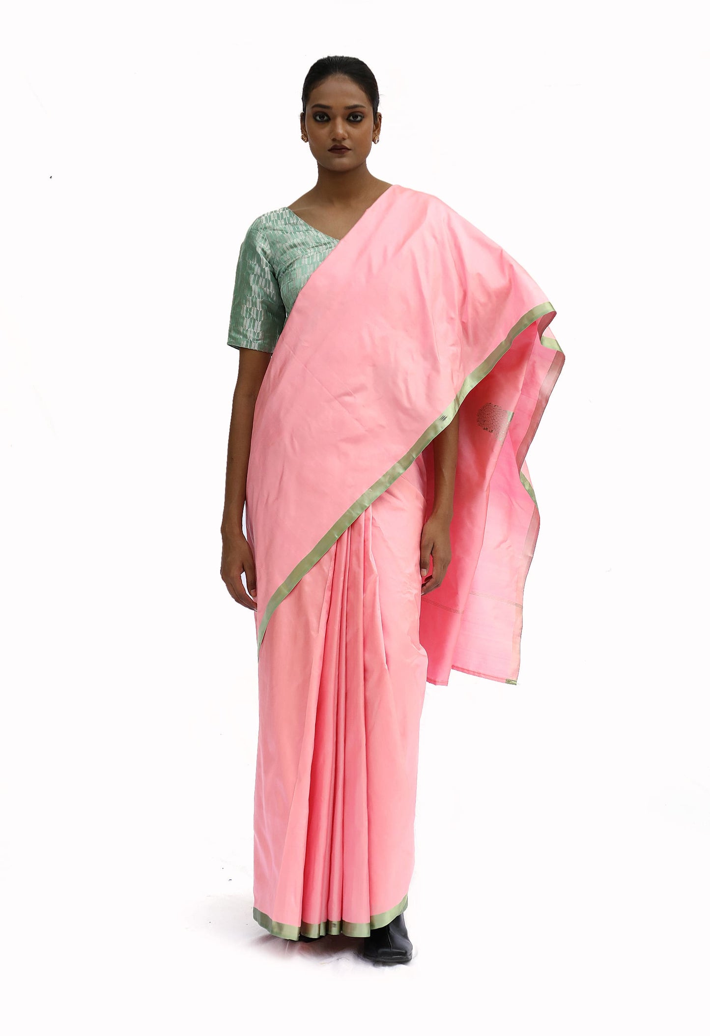 CHAND - soft pink saree