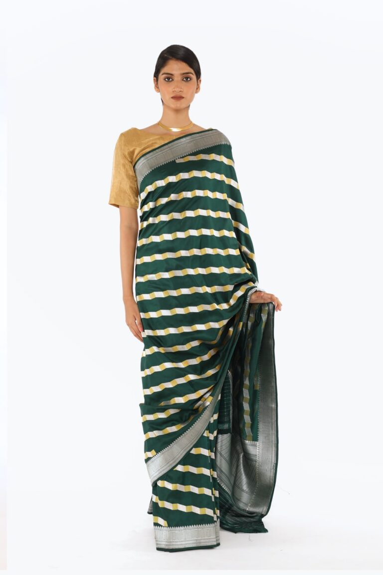 Itta - Emerald Green Saree