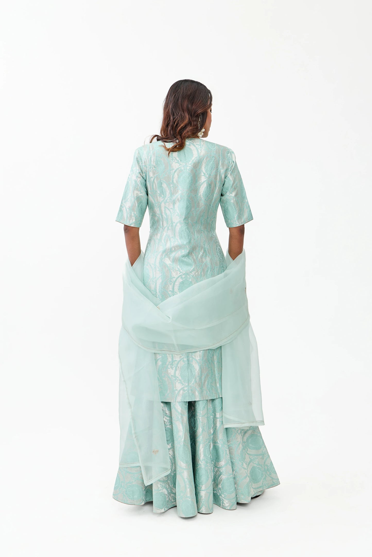 Nehal Varanasi Satin Brocade