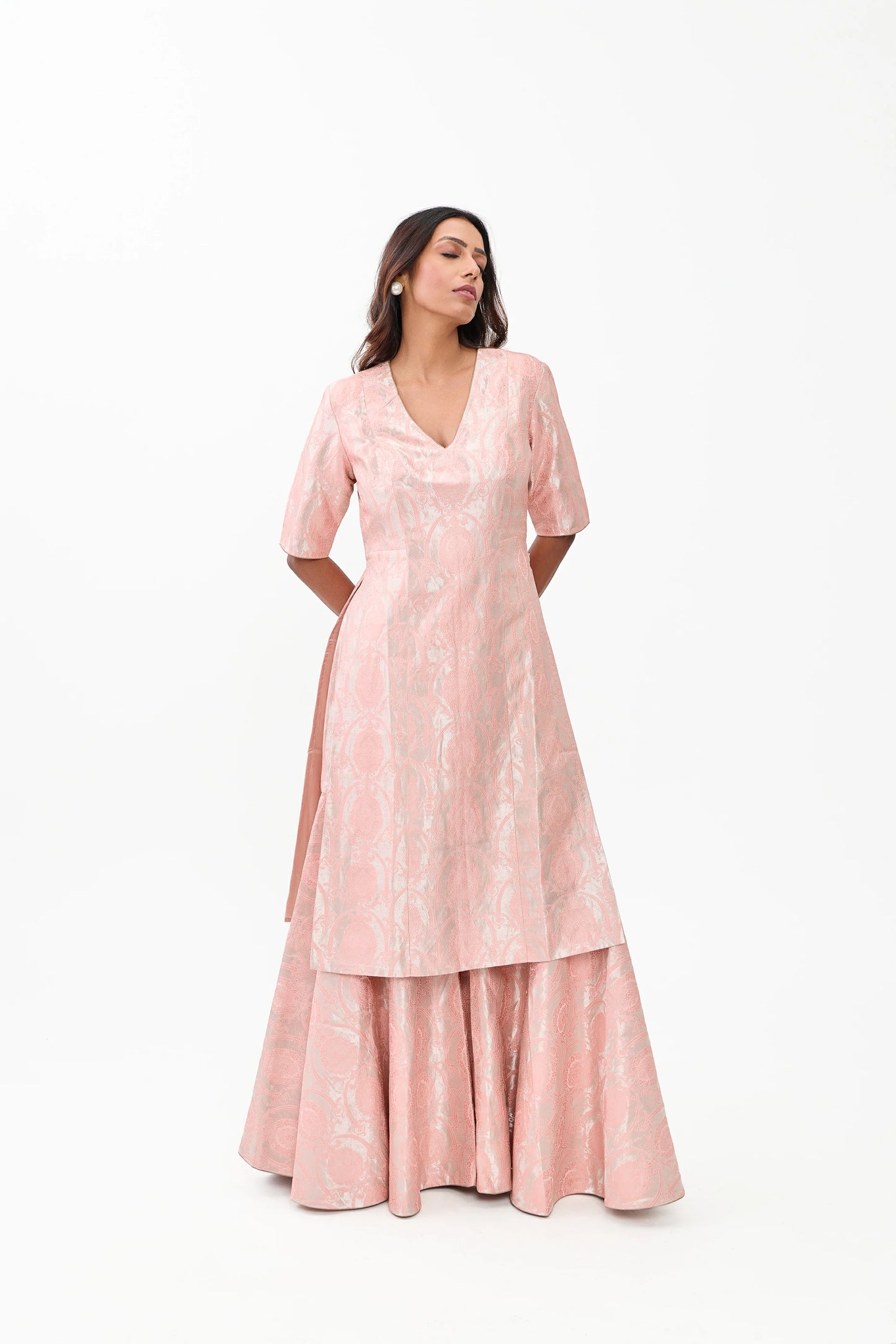 Nehal Varanasi Satin Brocade