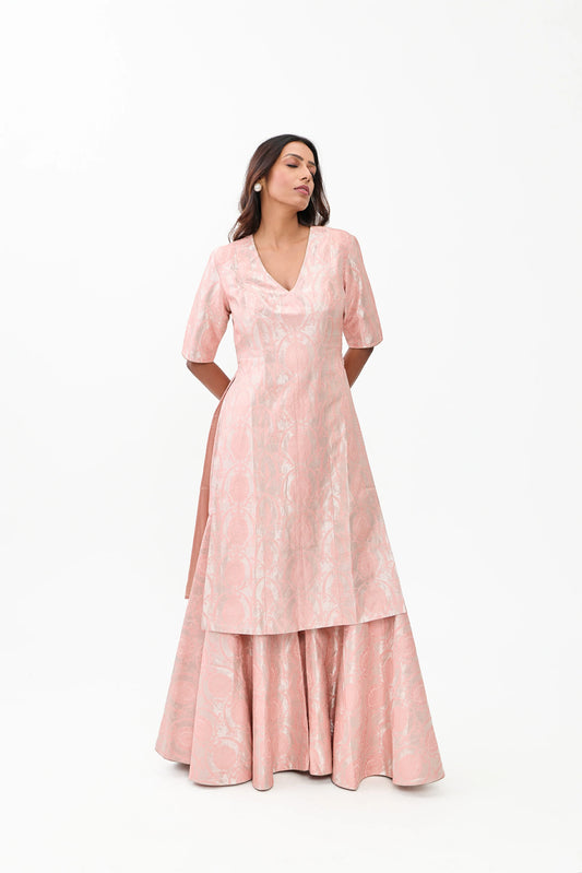 Nehal Varanasi Satin Brocade