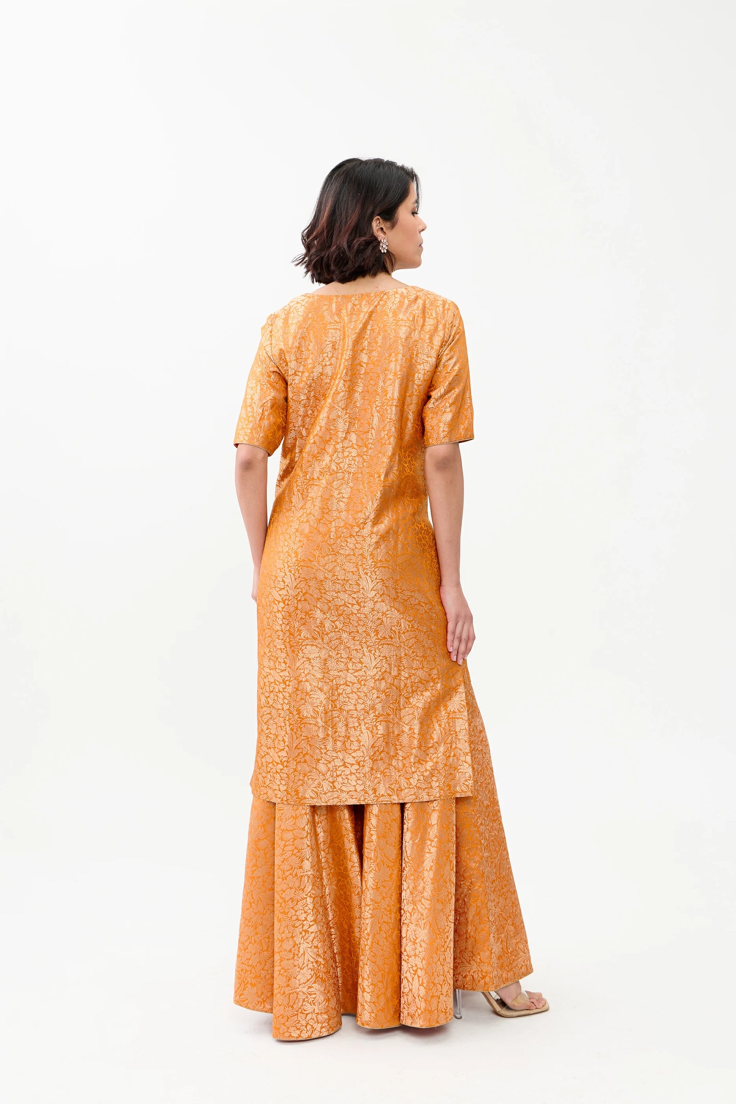 Noorie Varanasi Satin Brocade Sharara