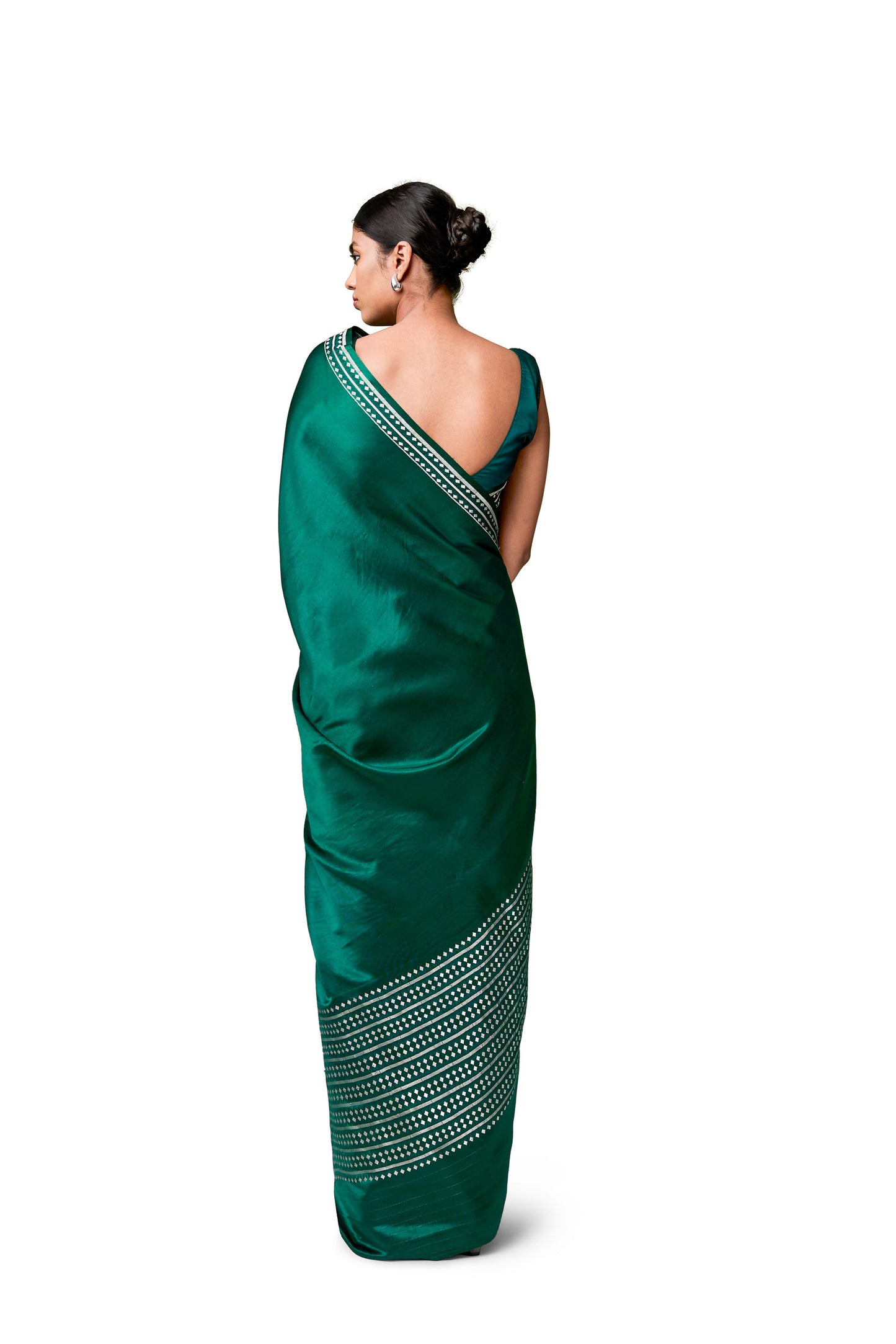 Untitled - Green Gajji Satin