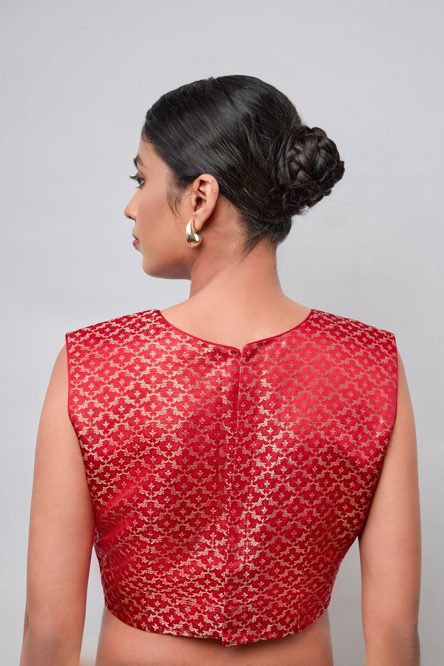 Blouse - Red Satin