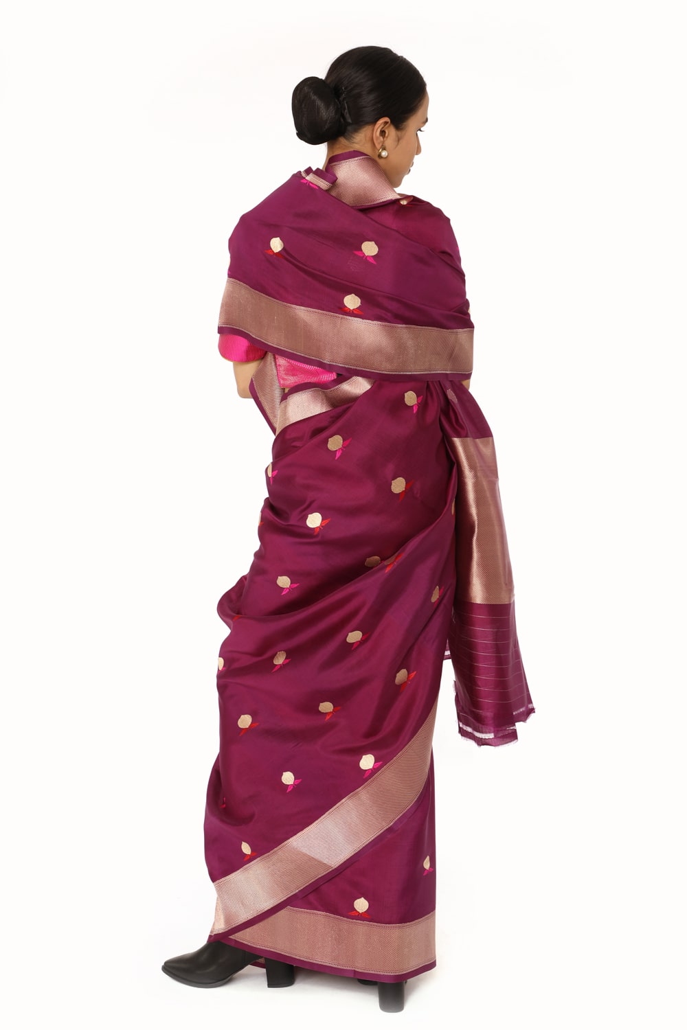 Palasha - Deep Wine Saree