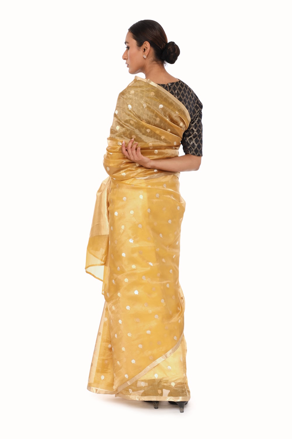 Palasha -  Mustard Saree