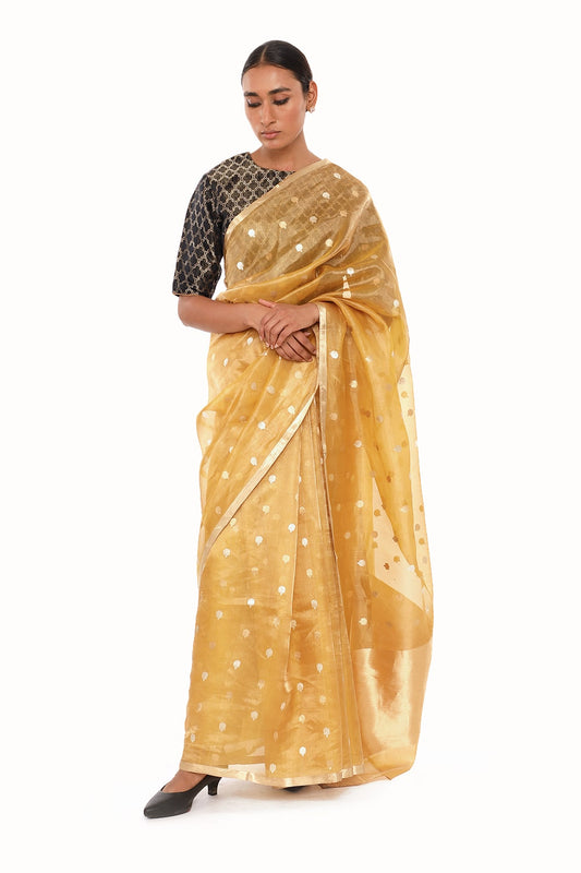 Palasha -  Mustard Saree