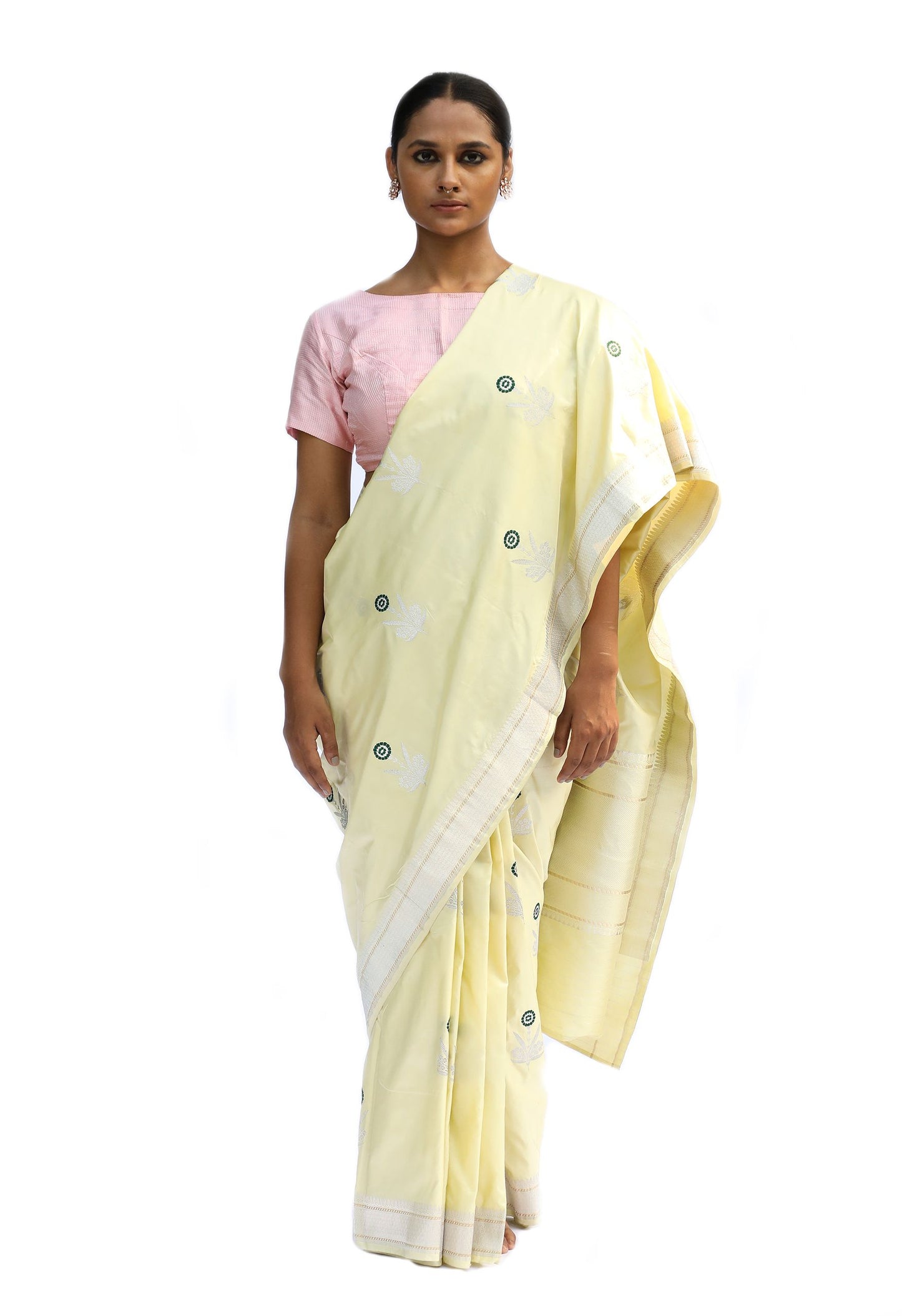 PHOOLIJAAN - lemmon yellow katan silk