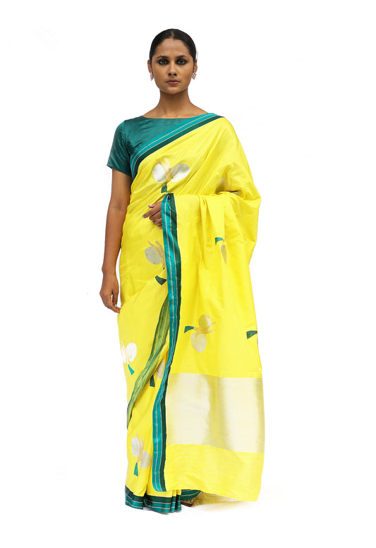 PRACHEE – Lemon Yellow Saree