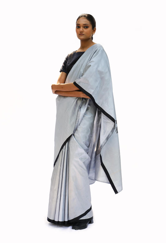 GOLA - gray saree