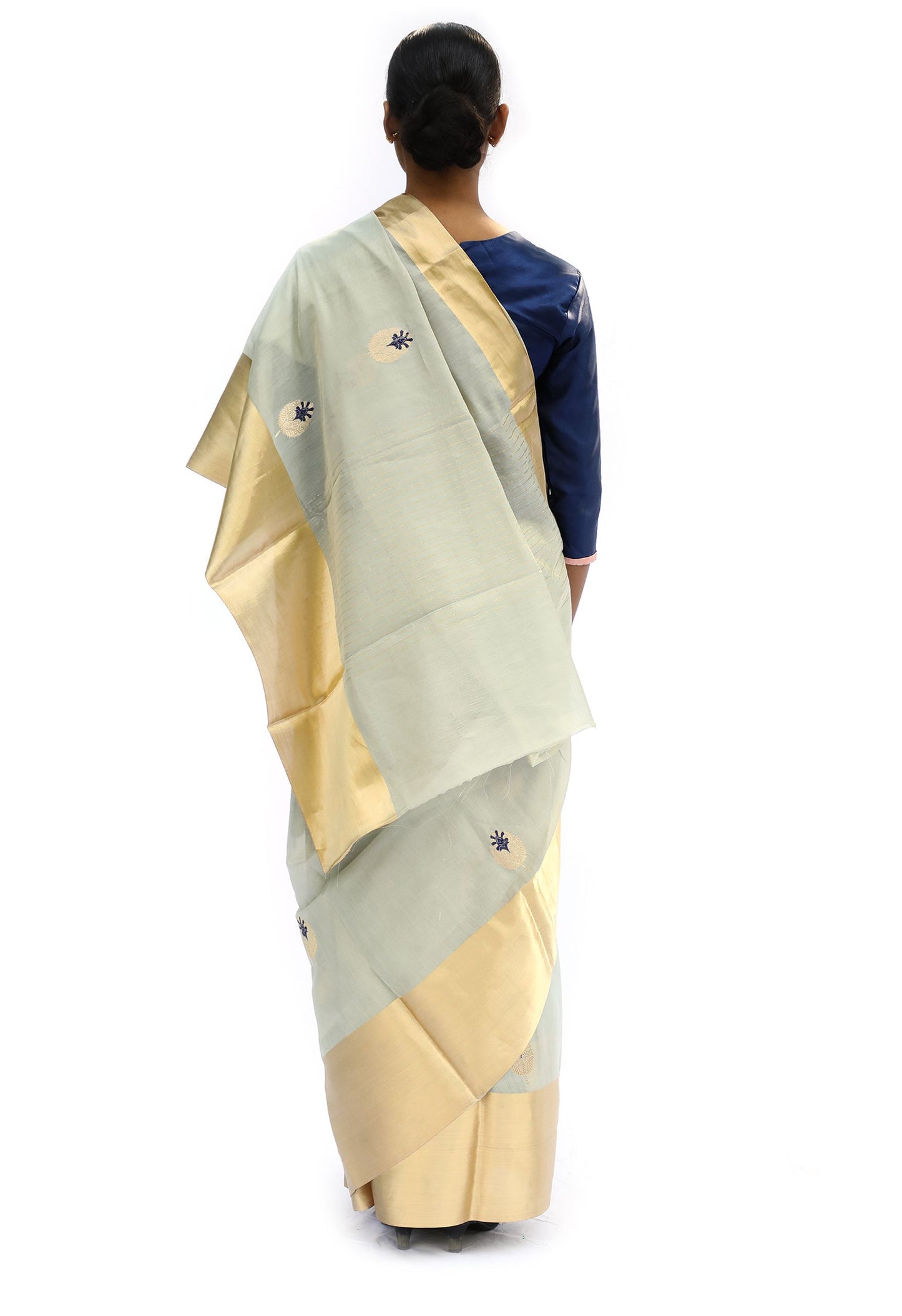 BOA -  Sea Green Chanderi Cotton Tissue