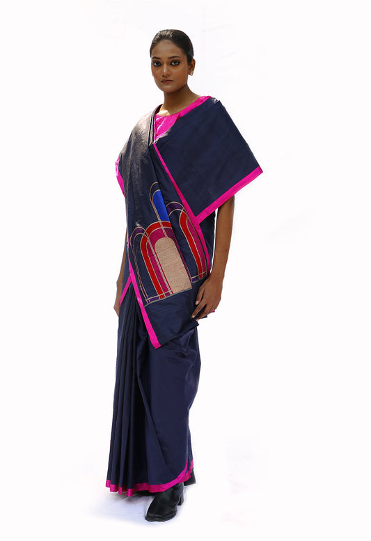 JHAROKHA - katan silk saree