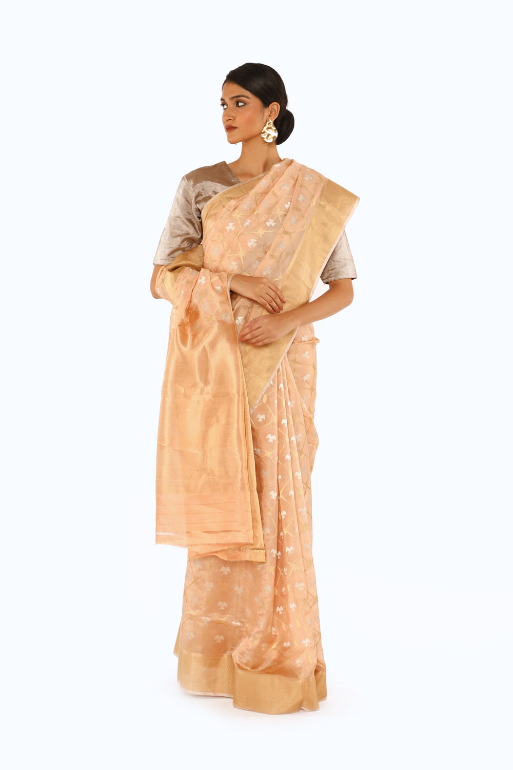 Niketa - Soft Peach Saree