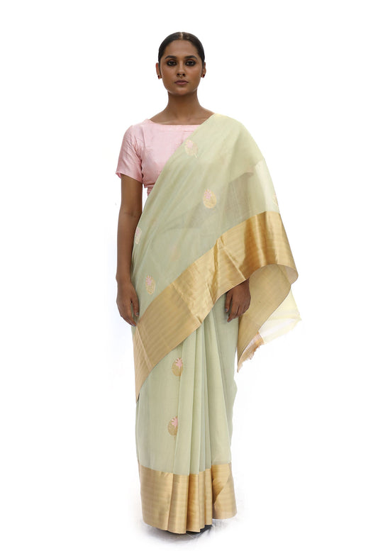 Ella - Soft Pista Saree