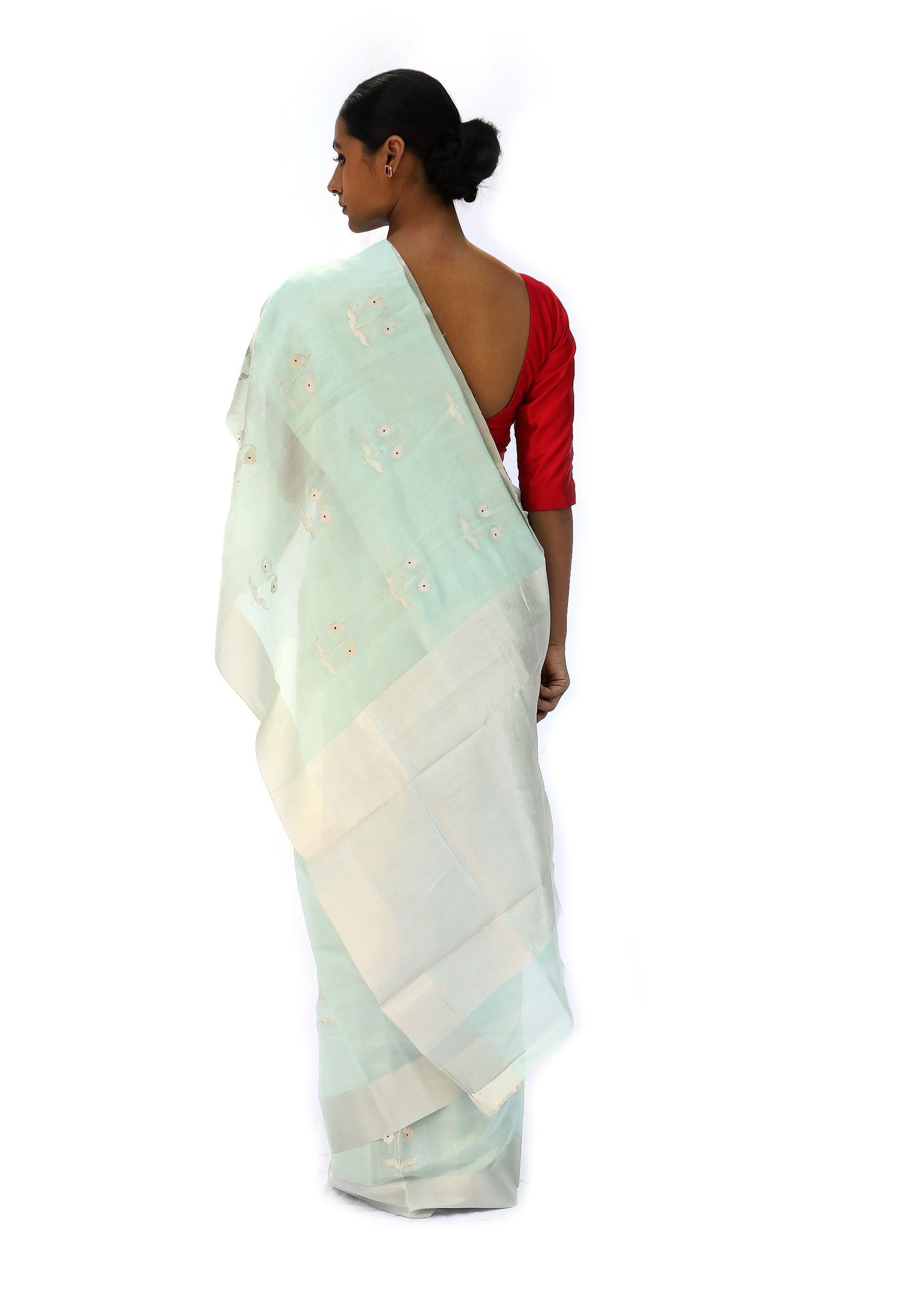 Palasha - Mint Blue Saree