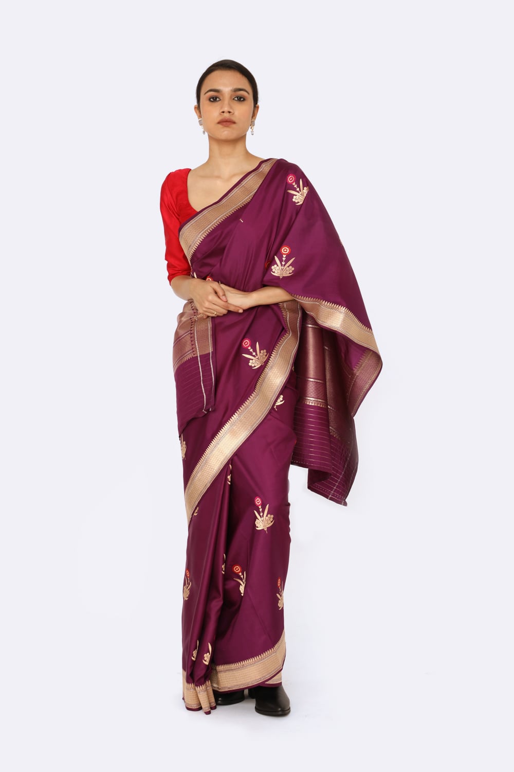 KEYA - Purple Saree