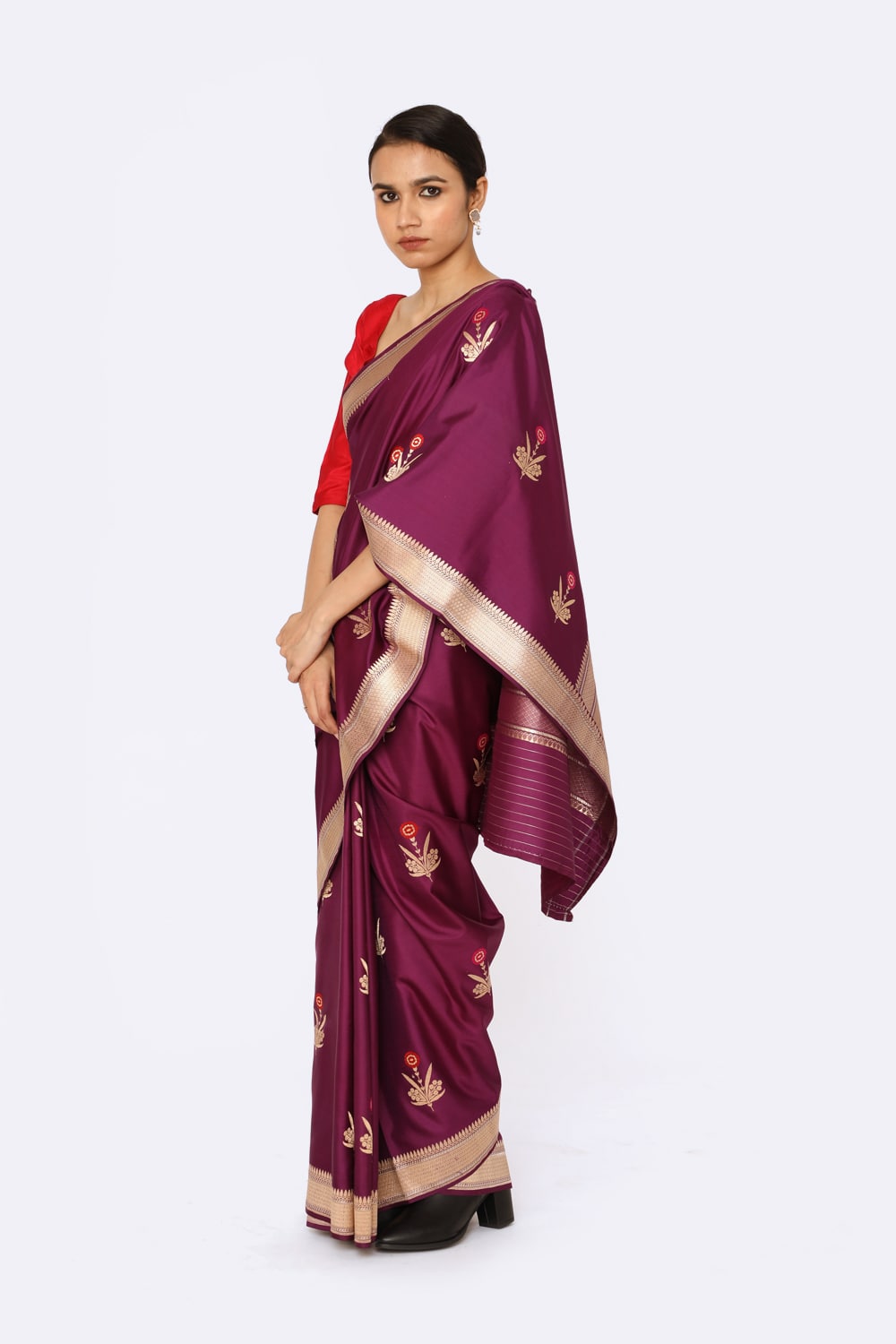 KEYA - Purple Saree