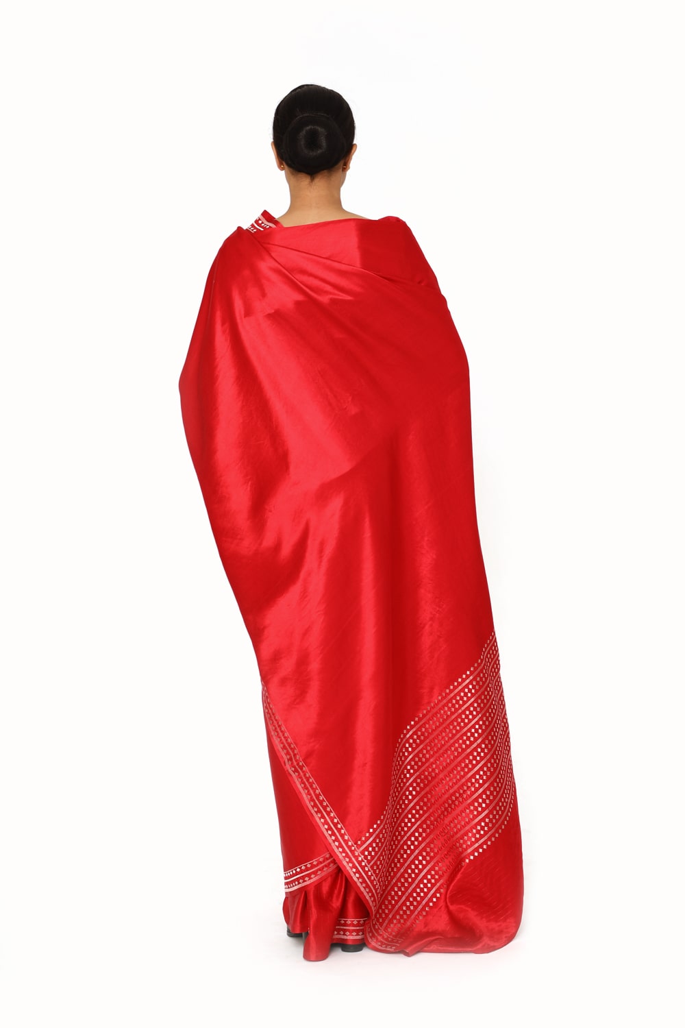 AJARA – red gajji silk saree