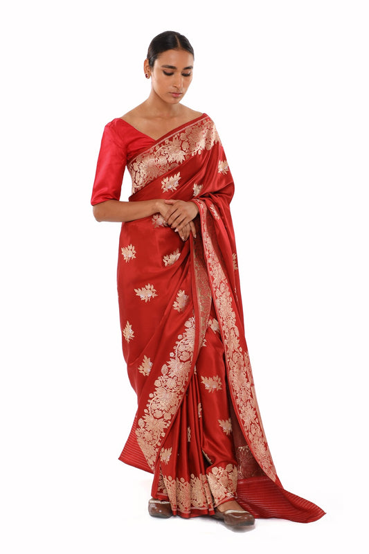 AGILA-RED SAREE