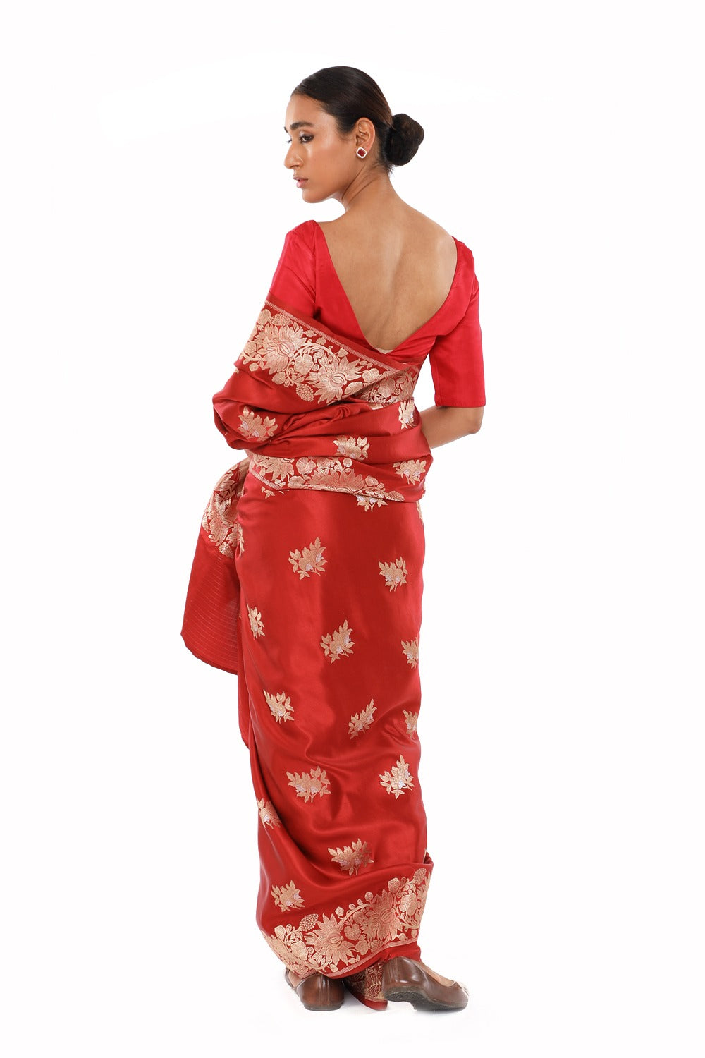 AGILA-RED SAREE