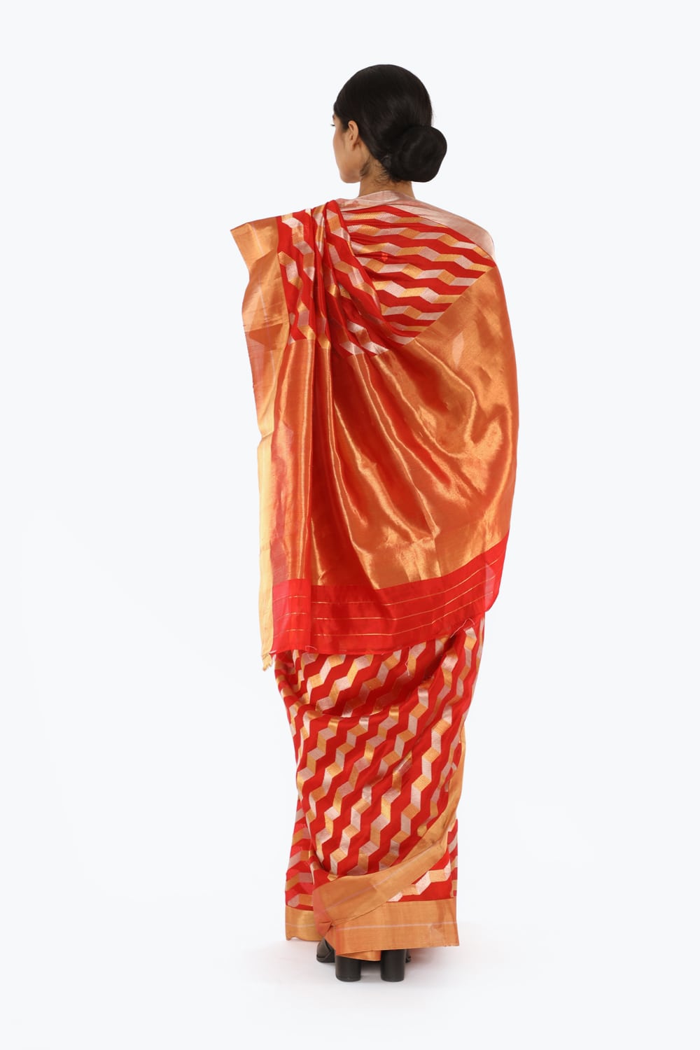 Itta - Vermillion Red Saree