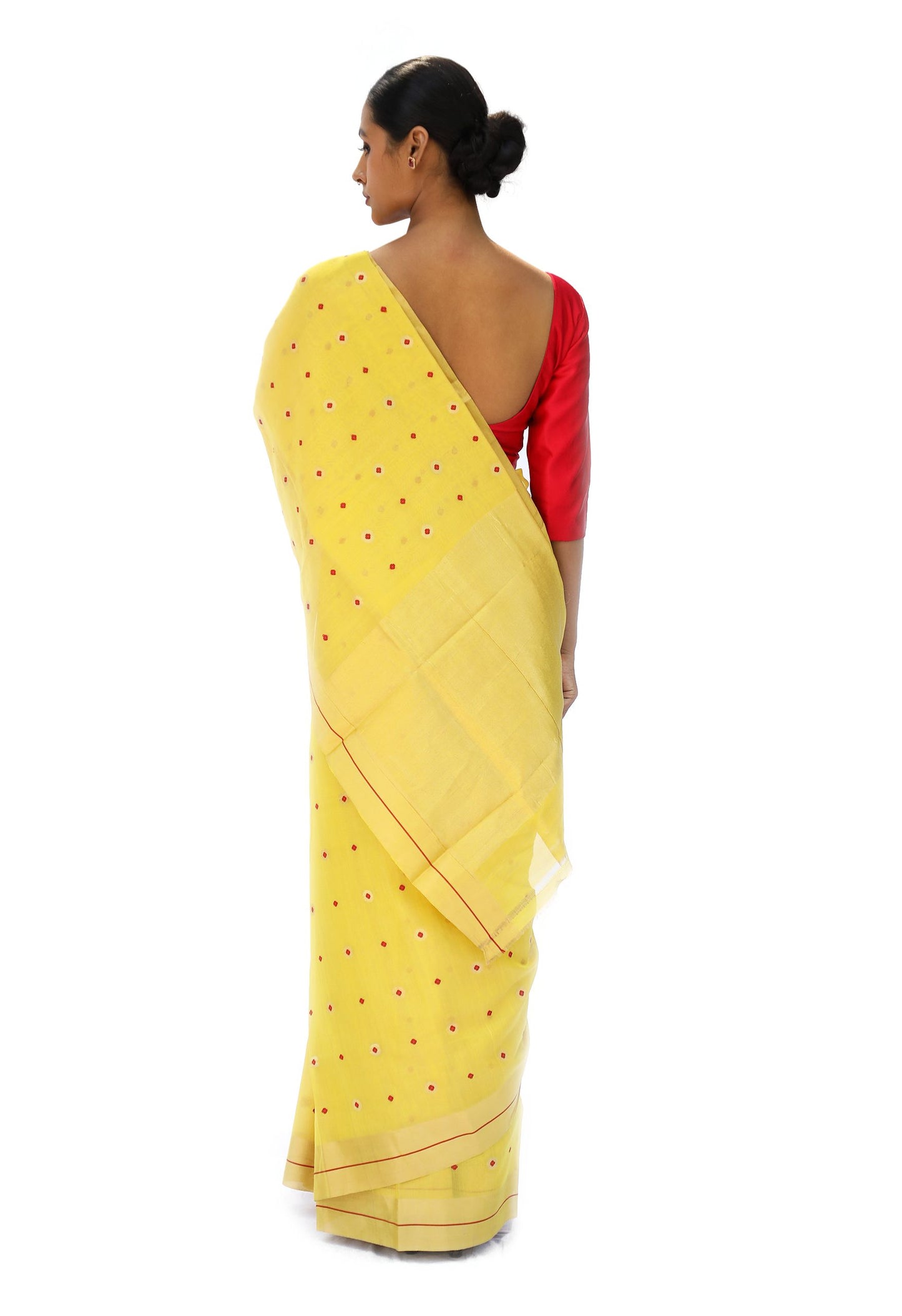 Ella - Marigold Yellow Saree