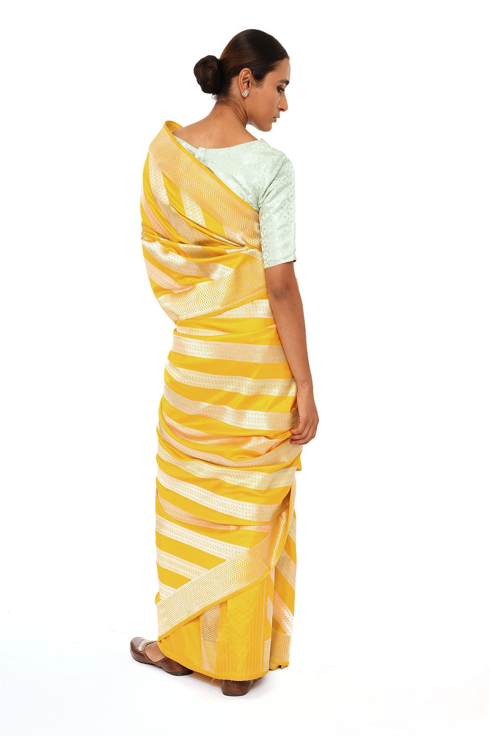 Advaita - Mustard Saree