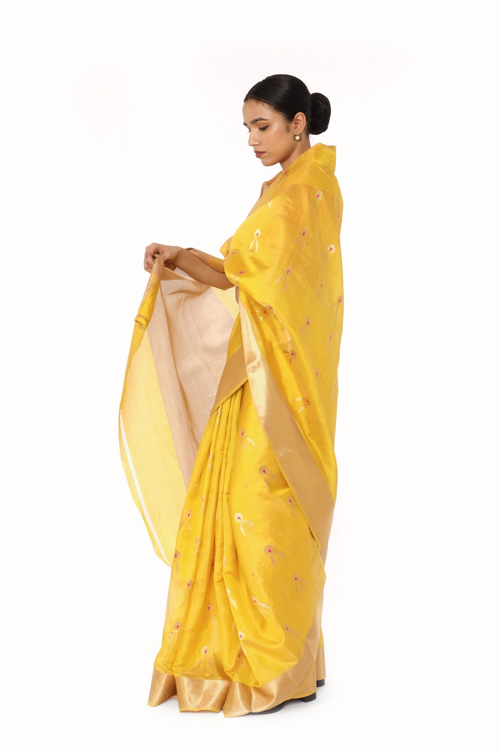 Palasha - Mustard Yellow Saree