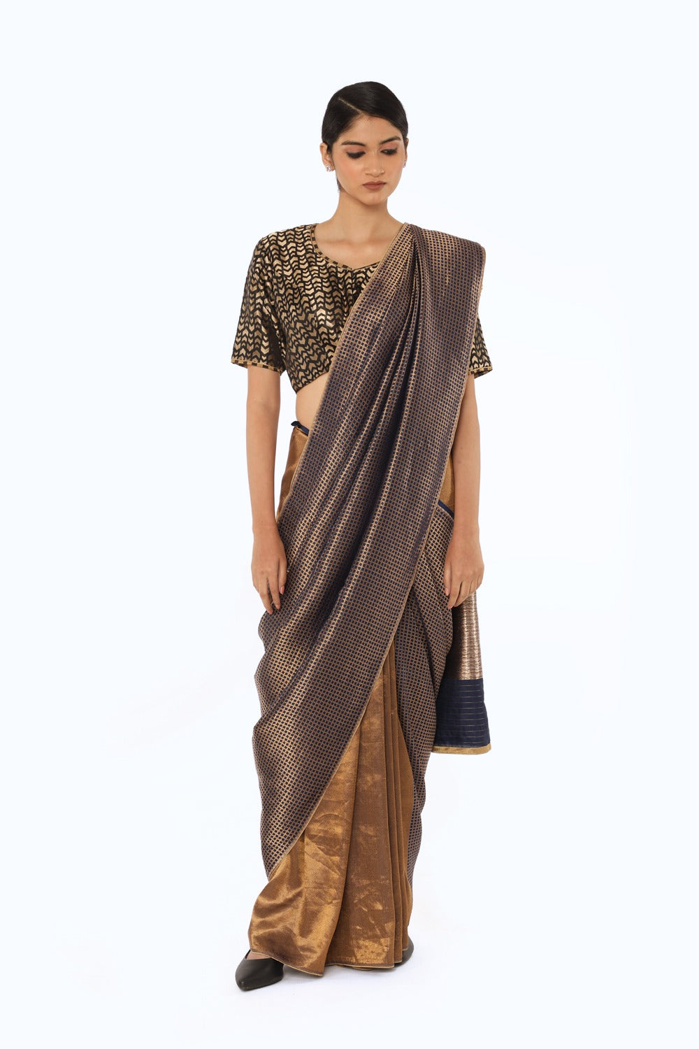 LEELA - dual tone saree