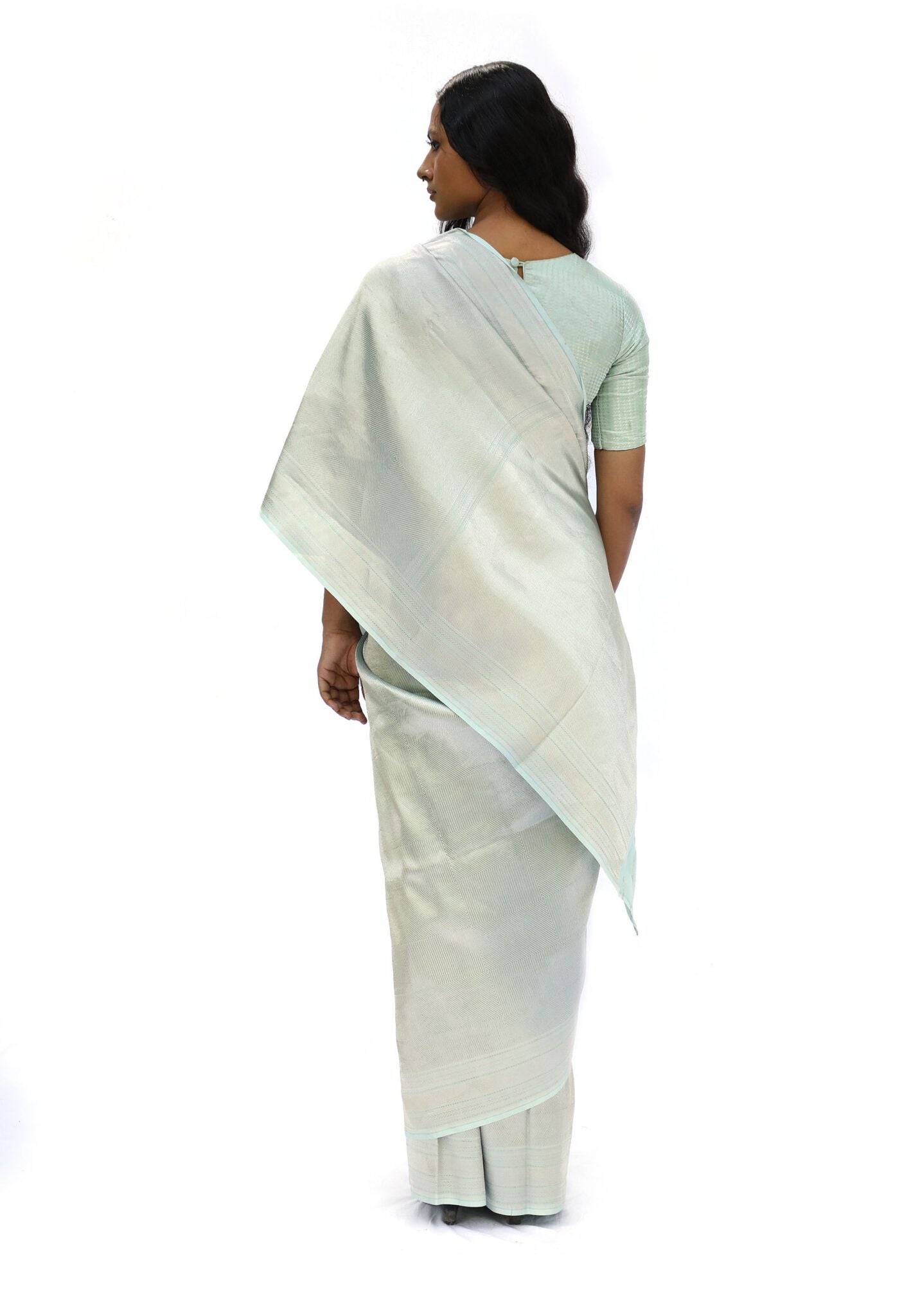 DHARA- pista mashru silk saree