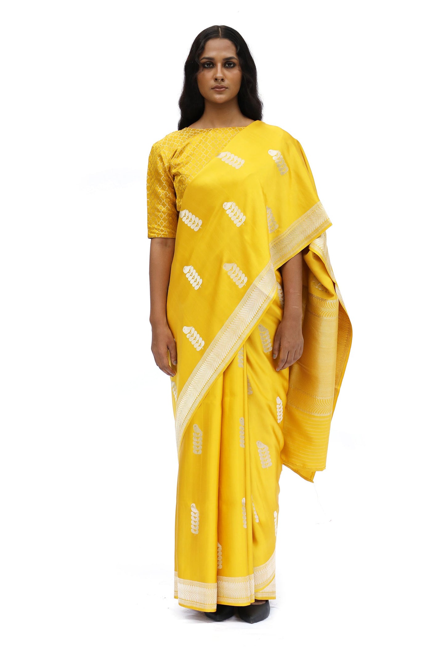 MM - MUSTARD MASHRU SILK